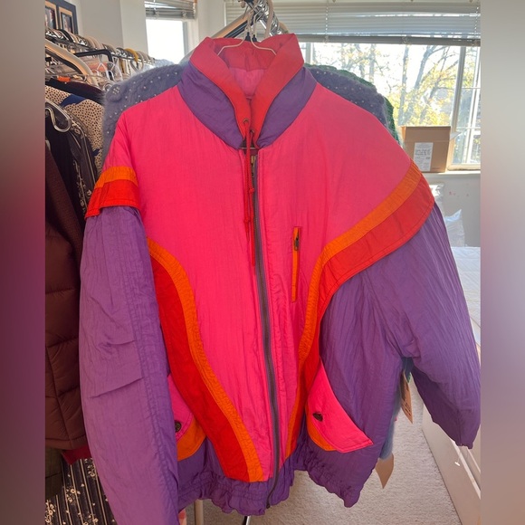 Rare NWT Vintage Karizma 90s Colour Block Ski Jacket M - Picture 7 of 13